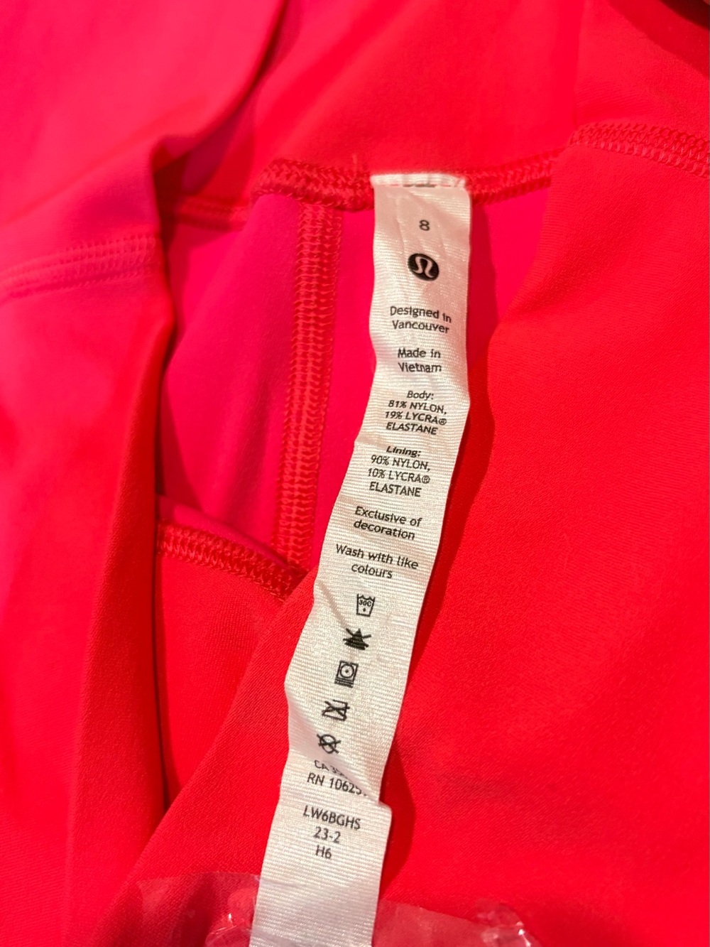 lululemon athletica Women's Bright Pink Leggings